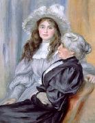 Pierre-Auguste Renoir Portrait of Berthe Morisot and daughter Julie Manet, Spain oil painting artist